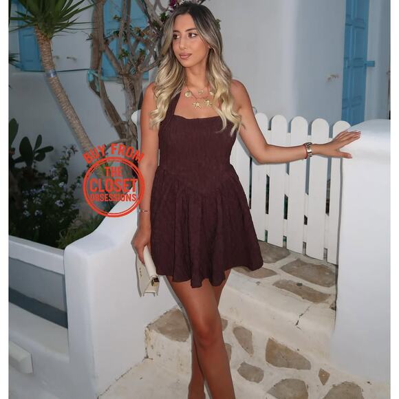 ZARA BLOGGER FAVE!!! Short Halter Dress NWT - Picture 9 of 16